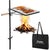 Anbte 35' Swivel Campfire Grill Grate, 360° Adjustable Heavy Duty Chrome-Plated Steel Fire Pit Grill with Carry Bag, Portable for Camping Backyard Outdoor BBQ Cooking Open Fire