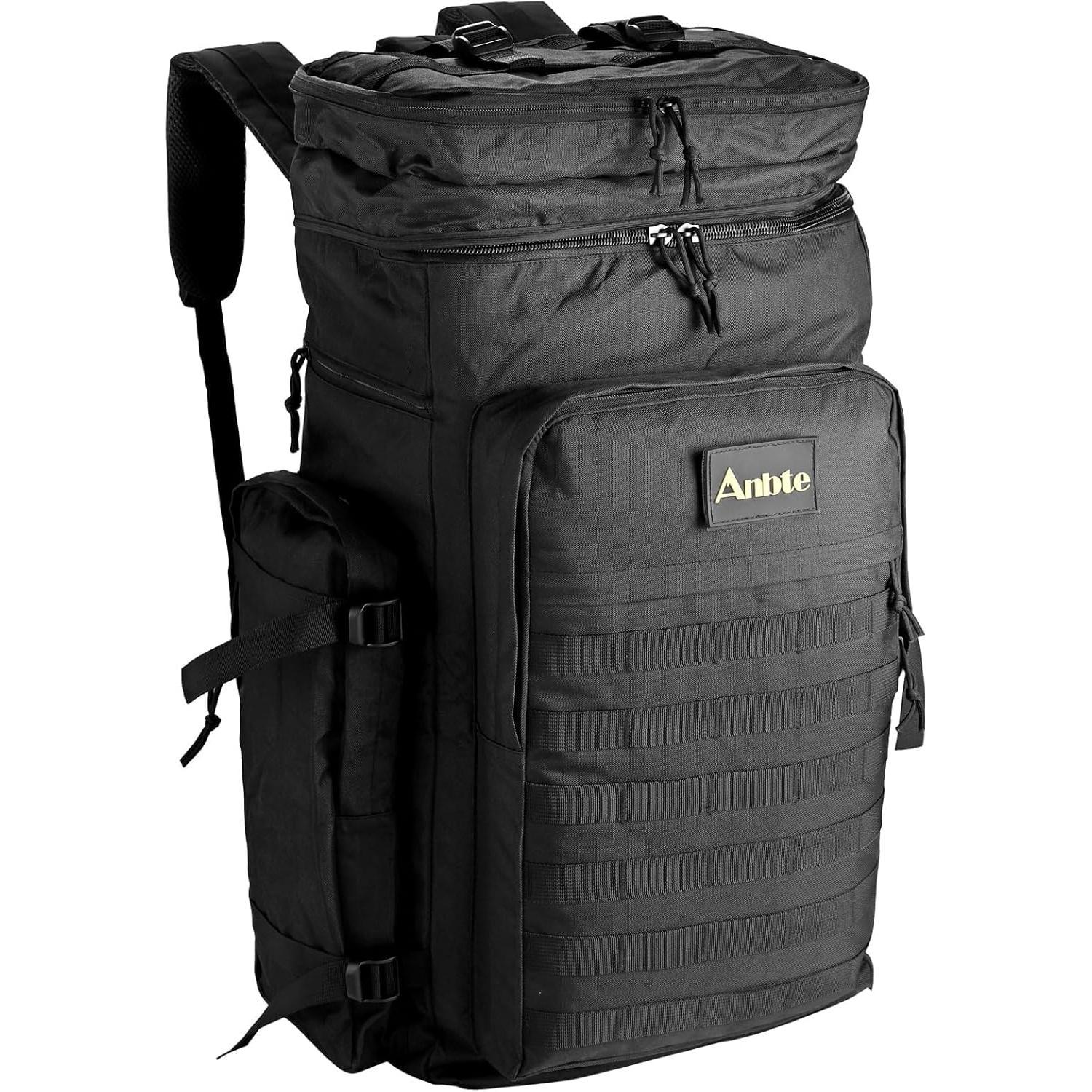 Anite 80L Hiking Backpack, Lightweight Tactical Design with MOLLE for Backpacking, Camping, Cycling, and Traveling Athletic Bag