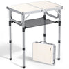 Anbte 3 Adjustable Height Folding Camping Table, 24