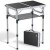 Anbte 3 Adjustable Height Folding Camping Table, 24