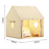 Kids Play Tent with LED Lights - Easy Setup 10 Mins,Large Indoor Outdoor Playroom for Children,Spacious Play Tents for Girls & Boys Ages 3-12, Toys Gift Idea for Birthday Christmas