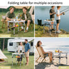 Anbte 3 Adjustable Height Folding Camping Table, 24